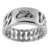 J193  "Braid"  Stainless Steel CTR Ring