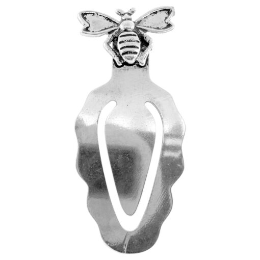 C34AS Beehive Bookmark Antique Silver