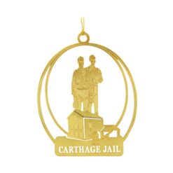 C28 Carthage Jail Ornament 24kt Gold Plate