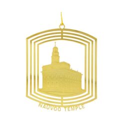 C36 Nauvoo Temple Ornament 24kt Gold Plate