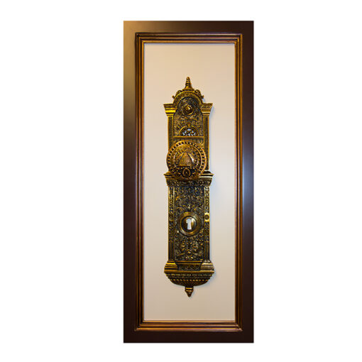 Salt Lake Temple Doorknob (Actual Size) Framed