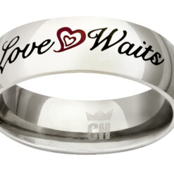 CH3 "True Love Waits" Stainless Steel CTR Ring