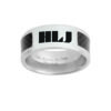 J113S  "Spanish Titan" Titanium wCarbon Fiber inlay HLJ Ring