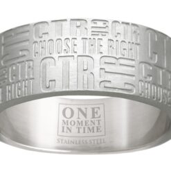 J133 "Tabloid" Stainless Steel CTR/Choose the Right Ring