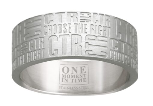 J133 "Tabloid" Stainless Steel CTR/Choose the Right Ring