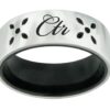 J189 "Sparks" Stainless Steel CTR Ring