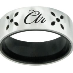 J189 "Sparks" Stainless Steel CTR Ring