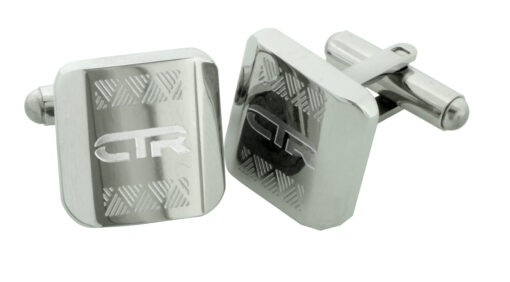 L2 CTR Stainless Steel Cufflinks Engraved Design