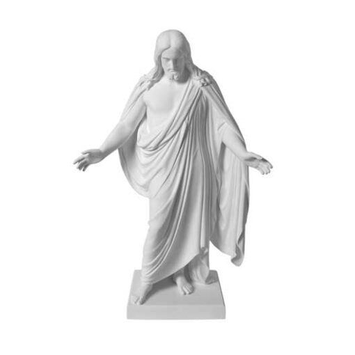 S36  -  3" Christus Statue White marble