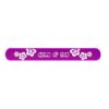 Slap Bracelet “I am a Child of God” w/Flowers Purple C41