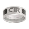 J113 Titanium with Carbon Fiber Inlay CTR Ring