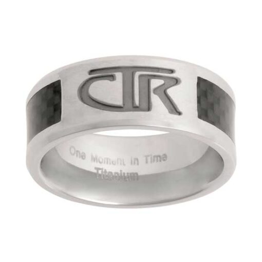 J113 Titanium with Carbon Fiber Inlay CTR Ring