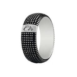 J163 CTR Ring "Impression” Stainless Steel