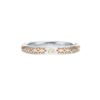 J167 CTR Ring “Solstice” Stainless Steel w/Rose Gold Inlay