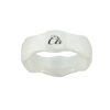 J169 CTR Ring “Wave” White Diamond Ceramic