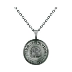 J23 Nauvoo Legion Button Necklace Antique Silver