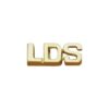 J25G LDS Pin/Tie-Tack Gold Plate