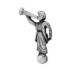 J26AS Angel Moroni Pin/Tie-Tack Antique Silver Plate