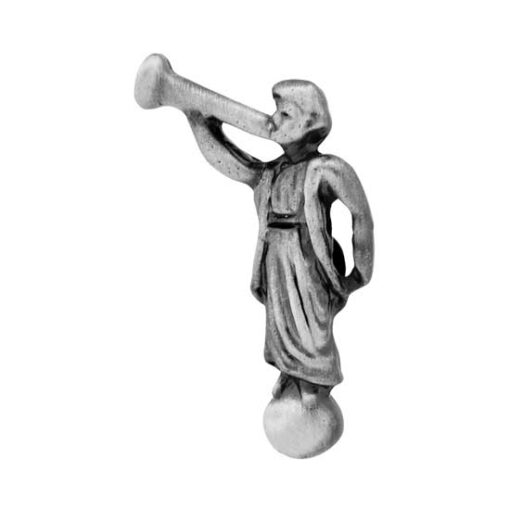 J26AS Angel Moroni Pin/Tie-Tack Antique Silver Plate