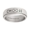 J47N "CHOOSE THE RIGHT" Spinner Ring Narrow