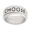 J47W "CHOOSE THE RIGHT" Spinner Ring Wide