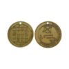 M1AG Jupiter Talisman Antique Gold Coin 1.5" dia.