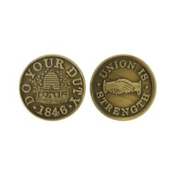 M8 "Do Your Duty" Token 1846 Union Is Strength 3/4" dia.