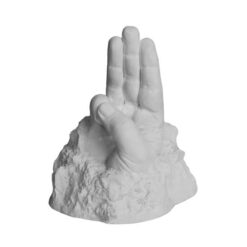 S24 Scout Hand Statue Marble