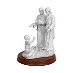 S10a First Vision Statue 6 inch White Marble